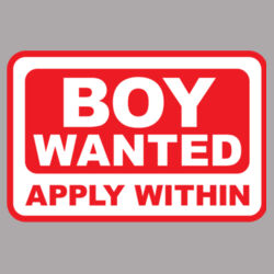 Boy Wanted Design