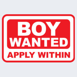 Boy Wanted Design