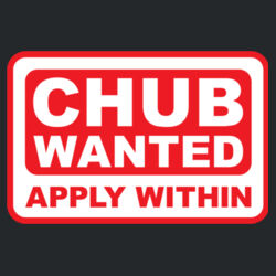 Chub Wanted - Heavy Cotton Tank Top Design