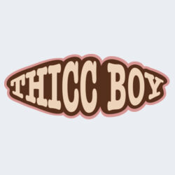 THICC BOY - Hammer Long Sleeve T-Shirt Design