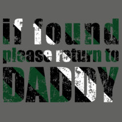 If Found Please Return to Daddy - Core Cotton Tank Top Design