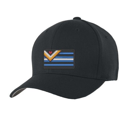Leather Bear Pride Flag - Flexfit ® Wool Blend Cap Thumbnail
