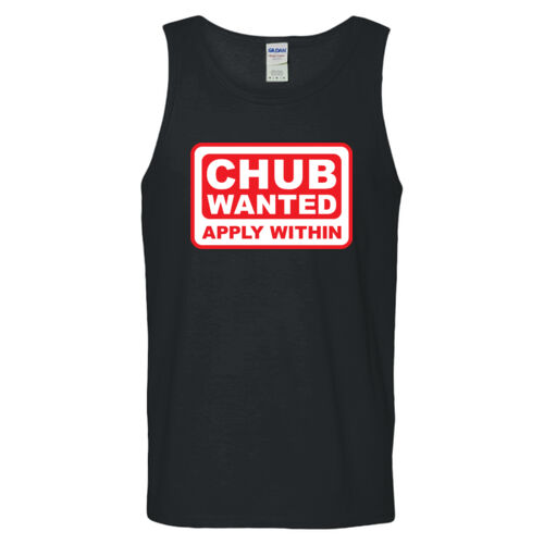 Chub Wanted - Heavy Cotton Tank Top Thumbnail