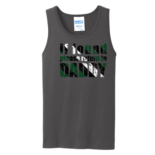 If Found Please Return to Daddy - Core Cotton Tank Top Thumbnail
